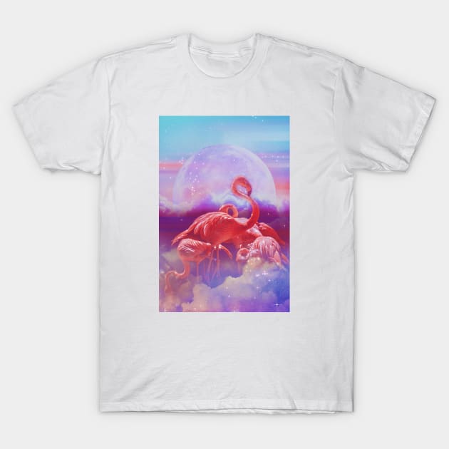 A dream about flamingos T-Shirt by cupofmars